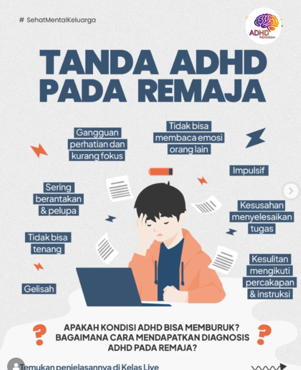 Screening ADHD Non-Diagnostik: Edukasi Awal bagi Orang Tua di Kabupaten Pasaman Barat